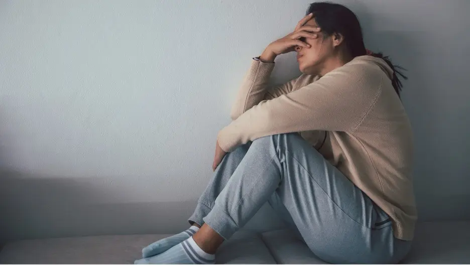 Sitting woman