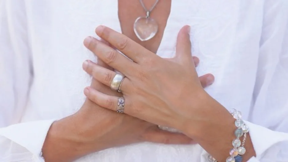 A close-up of a person's hands