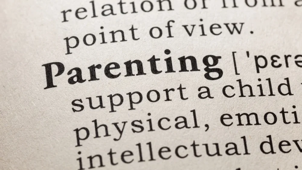 Parenting word from the dictionary